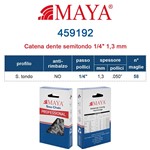 CATENA MOTOSEGA 1/4" - 1.3 - 58M MAYA (profilo tondo antirimbalzo)