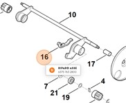 Riparo asse rasaerba RM545 STIHL