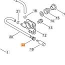 GUIDA IN GOMMA PER TUBO POMPA OLIO CS3500/420/450/510