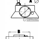 MORSETTO DI FISSAGGIO D.35X105 PER SERVOTIMONE