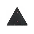 CATADIOTTRO TRIANGOLARE 162X142 mm ROSSO - INTERASSE 85mm