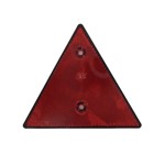 TRIANGOLO CATARIFRANGENTE ROSSO H: 137mm - L: 155mm - interforo 70mm